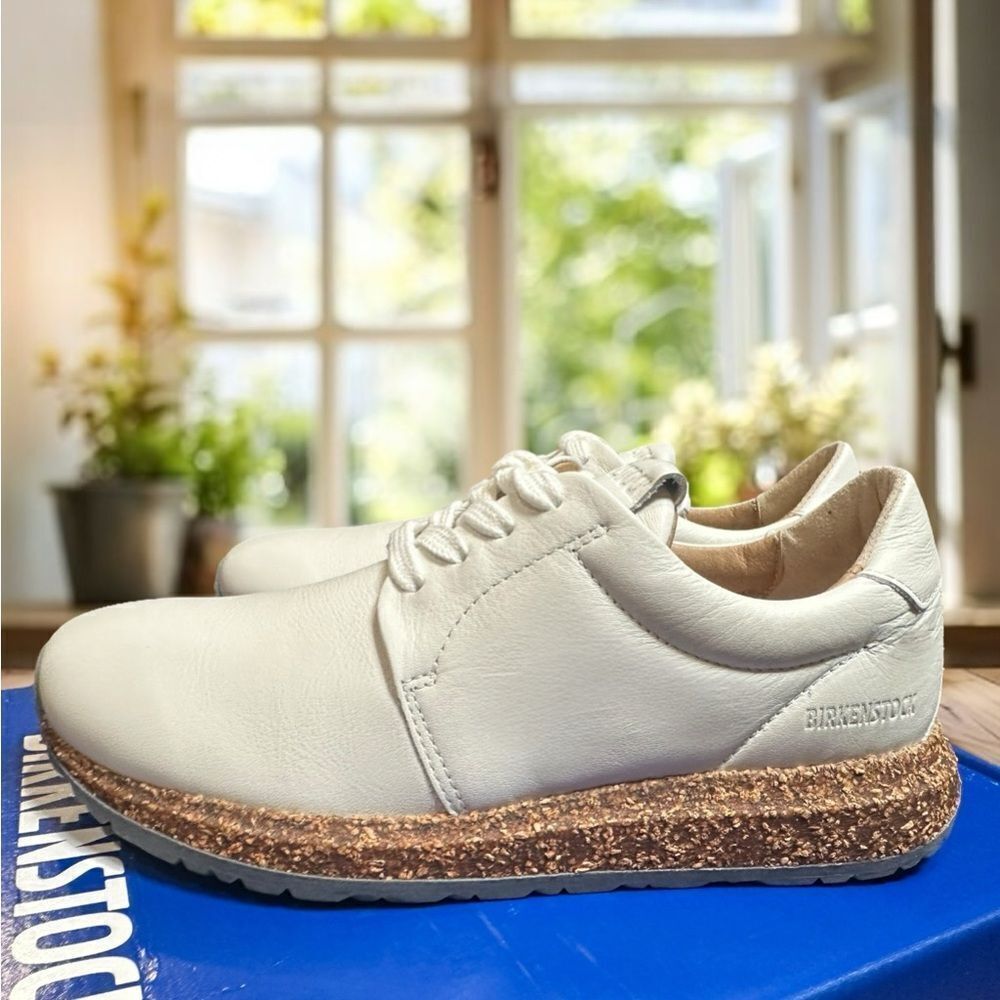 BIRKENSTOCK Wrigley Leather Sneaker Lace Up Unisex Shoes Size EU 36 - Picture 2 of 15